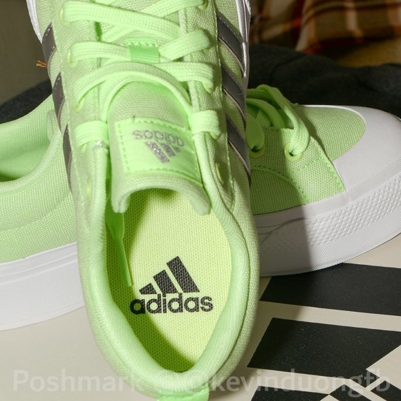 adidas Women Platform shoes . Green/silver - Picture 6 of 7